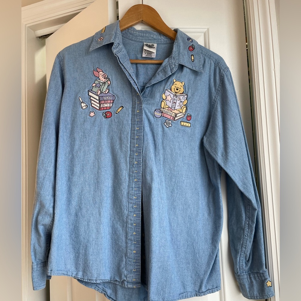 Vintage 90’s Disney’s Winnie-the-Pooh Denim Shirt